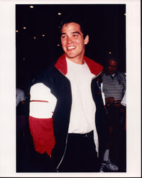 Dean Cain in red, white, and blue jacket photo print