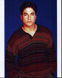 Bryan Dattilo photo print in striped sweater, premium quality print.