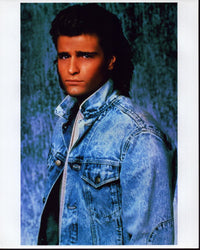Peter Deluise headshot photo print in denim jacket