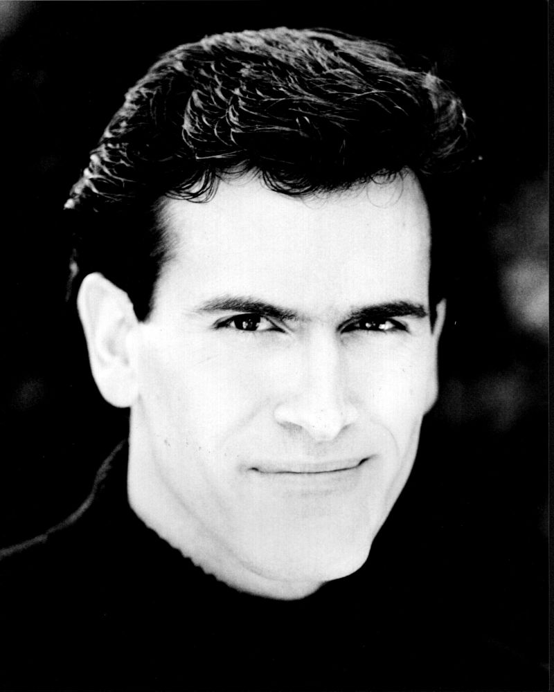 Bruce Campbell Black and White Headshot Photo Print