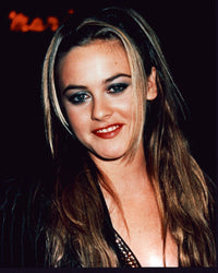 Alicia Silverstone close-up photo print, capturing her beauty and charm.
