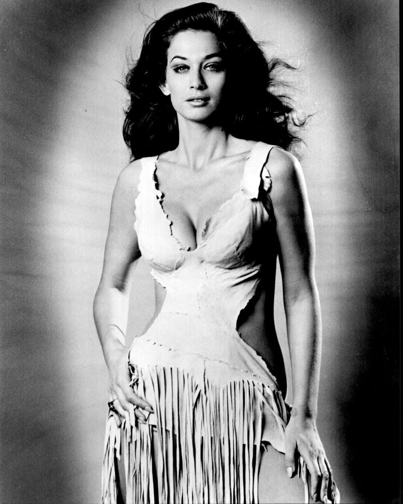 Valerie Leon black and white photo print from Space 1999