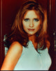 Sarah Michelle Gellar photo print against a locker background.