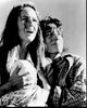 Leelee Sobieski and Elijah Wood in Deep Impact black and white photo print.