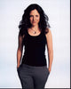 Mary-Louise Parker photo print in black tank top and gray pants.