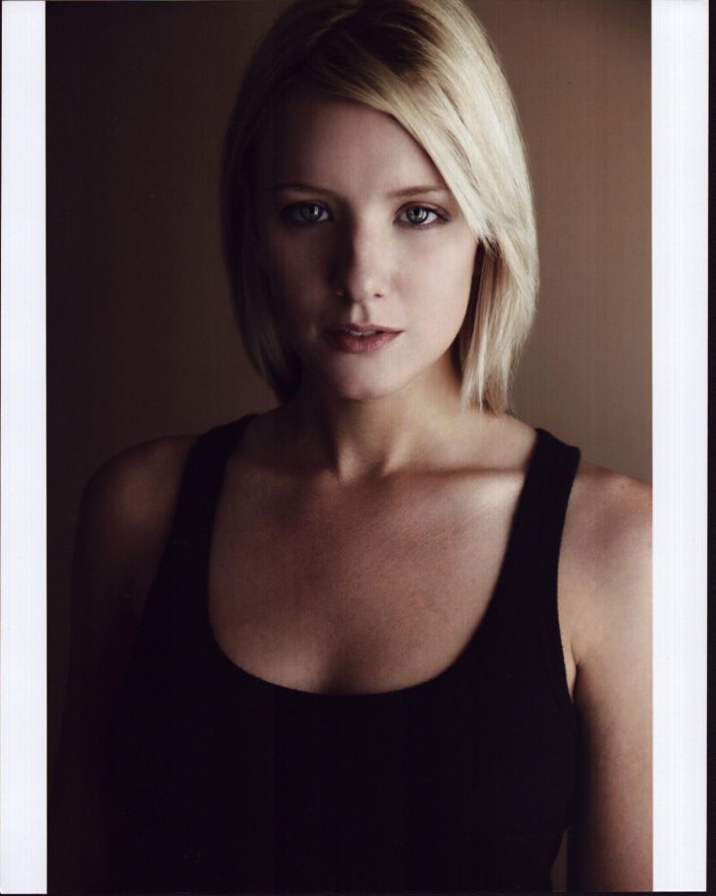 Kristen Quintrall headshot photo print in black tank top