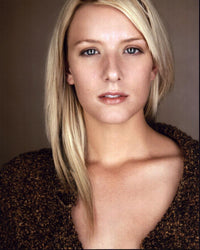 Kristen Quintrall headshot photo print in brown sweater.