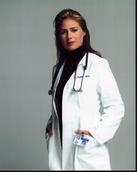 Maura Tierney in lab coat from E.R. photo print