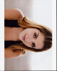 Jen Lilley headshot photo print in black tank top.