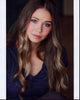 Ayla Kell headshot photo print in a gray shirt