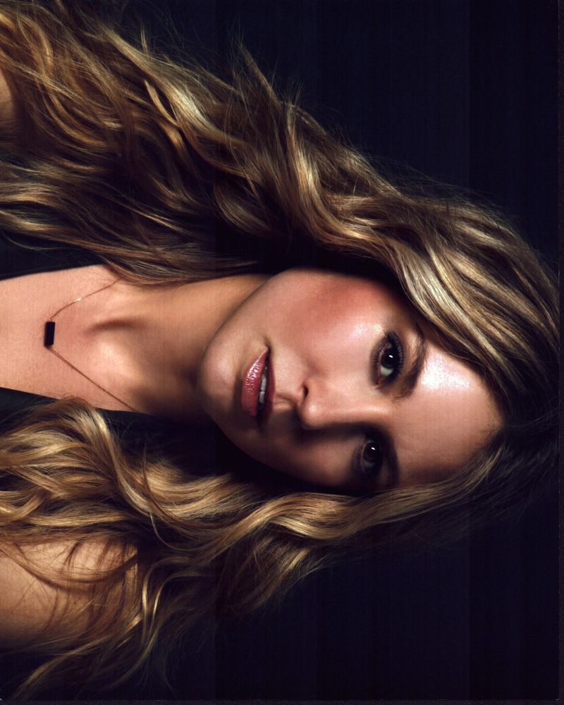 Close-up photo print of Sarah Carter, showcasing details and emotions.