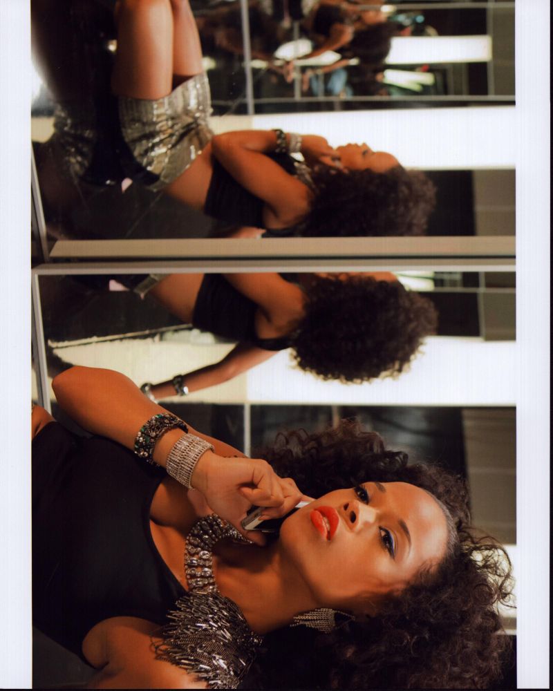 Serayah McNeill on phone photo print from Empire series