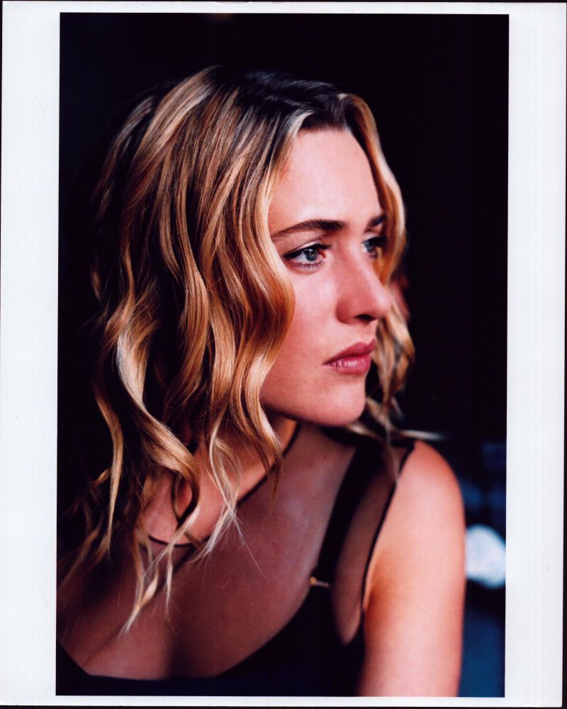 Kate Winslet headshot photo print in mesh top