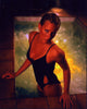 Brittany Daniel standing in a hot tub photo print.