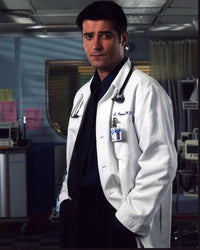 Goran Visnjic E.R. Photo Print in Lab Coat with Hands in Pockets