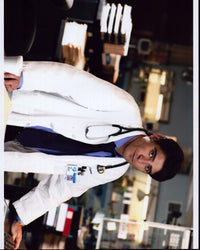 Goran Visnjic leaning on desk photo print from E.R.