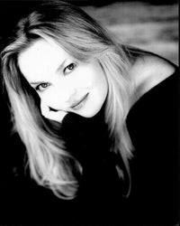 Angela Vint headshot black and white photo print