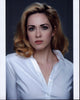 Lillian Solange Beaudoin in White Button Down Photo Print