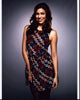 Michaela Conlin in Red and Blue Dress Photo Print