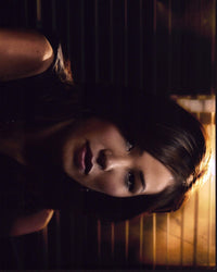 Close-up photo print of Michaela Conlin showcasing her beauty.