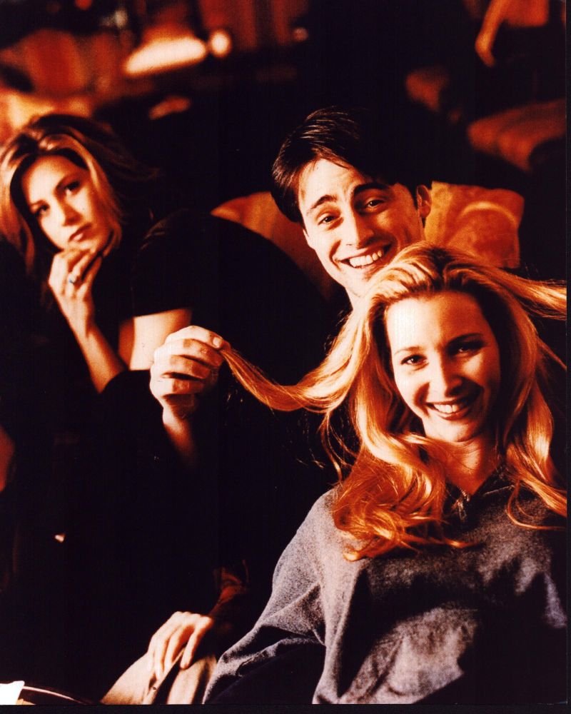 Jennifer Aniston, Matt LeBlanc, and Lisa Kudrow Friends Photo Print.