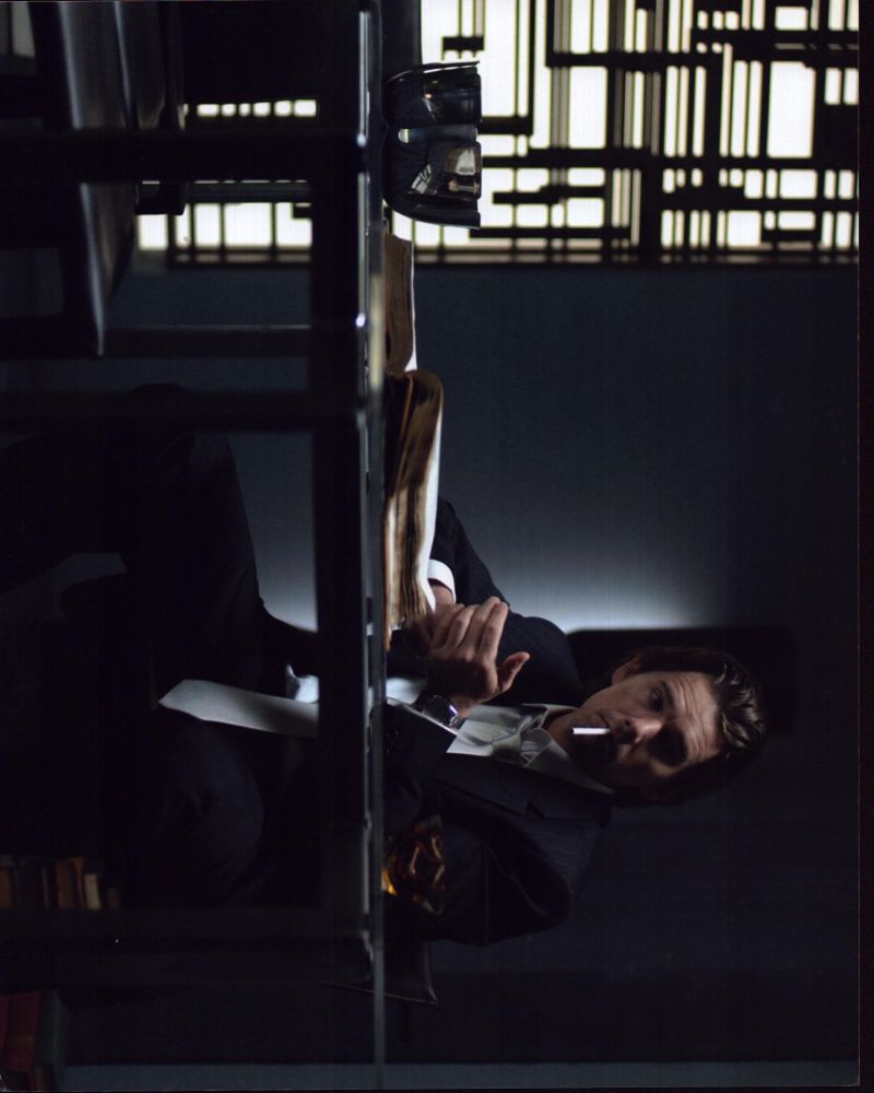 Ethan Hawke Smoking Cigarette at Table from Daybreakers Photo Print