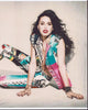 Chelsea Tyler Sitting in Patchwork Suit Photo Print