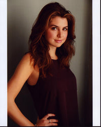 Emma Lockhart in brown sleeveless top photo print