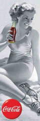 Coca-Cola Girl Door Poster Print (12x36) | Posterazzi