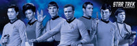 Star Trek Crew Poster Print (12x36) - Sci-Fi Wall Art