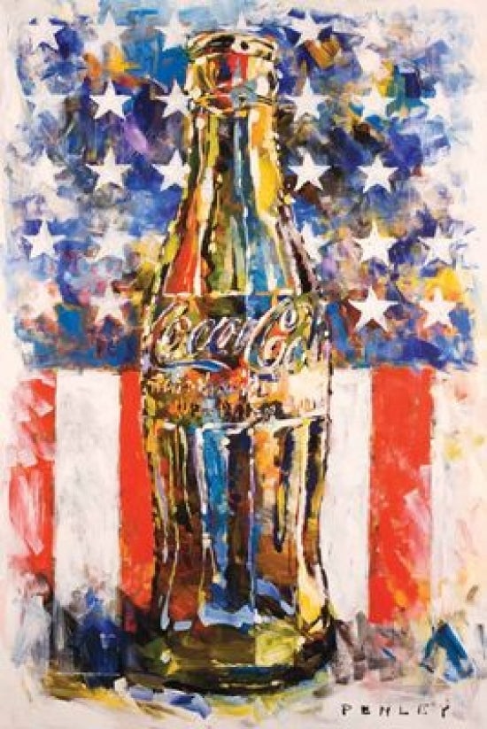 Coca-Cola Art Poster - Vintage refreshment wall decor