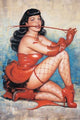 Olivia - Bettie Page Red Poster Print (22x34)