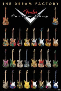 Fender Dream Factory Poster Print - 22x34 Rolled Poster