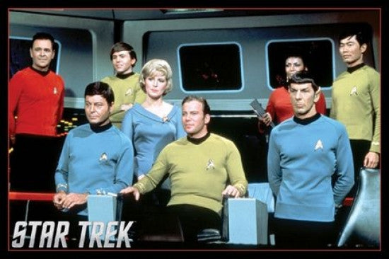 Star Trek Cast Poster Print - Rolled Poster 24x36