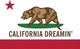 California Dreamin' Flag Poster Print - 24x36