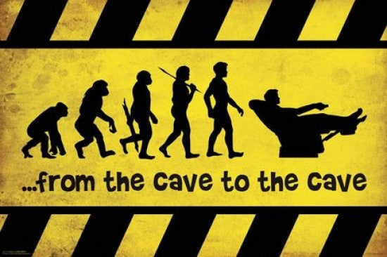 Man Cave - Cave to Cave Poster Print 22x34
