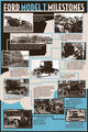 Ford Model T Milestones Poster Print - Rolled Art Display
