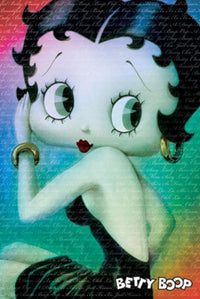 Betty Boop - Words Rolled Poster Print (24x36)