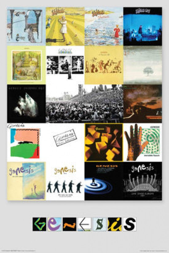 Genesis Albums Poster Print - Rolled Poster 22x34