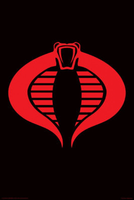 G.I. Joe Cobra Logo Poster Print - 22x34 Inch