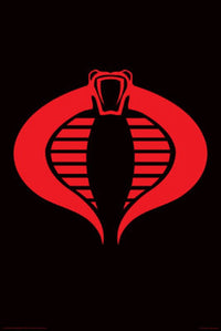 G.I. Joe Cobra Logo Poster Print - 22x34 Inch