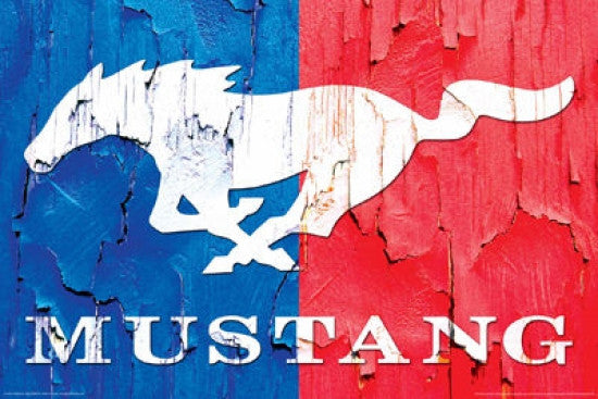 Ford Mustang Logo Poster Print - 22x34 Rolled Poster