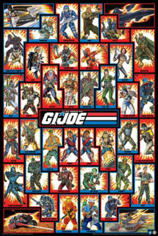 G.I. Joe Characters Poster Print (22x34) - Rolled Poster