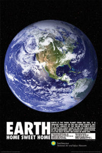 Smithsonian - Planet Earth Rolled Poster Print 22x34