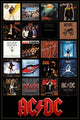 AC/DC Discography Poster Print - 24x36 Rolled Poster