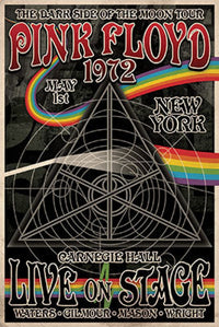 Pink Floyd Dark Side Tour Rolled Poster Print - 22x34