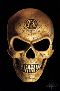 Alchemy Omega Skull Poster Print - 22x34 Rolled Art