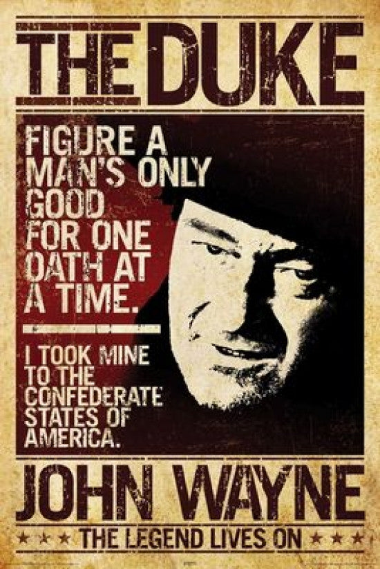 John Wayne - Duke Rolled Poster Print (24x36)