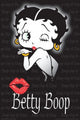 Betty Boop Black Kiss Rolled Poster Print - 24x36