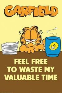 Garfield Office Poster Print - Rolled Art for Home or Office